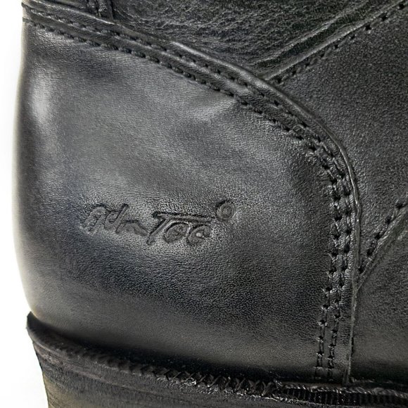 AdTec Mens 9” Logger Boot - Black Leather NWOT - Picture 14 of 15